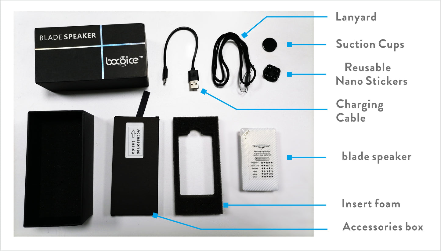 1-BLADE | Thinnest Speaker with Bone Conduction