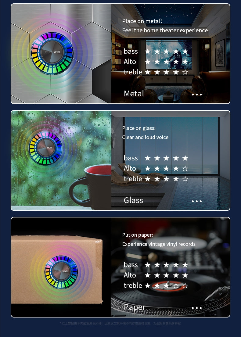 0- Saucer SPEAKER-colorful & rhythm!