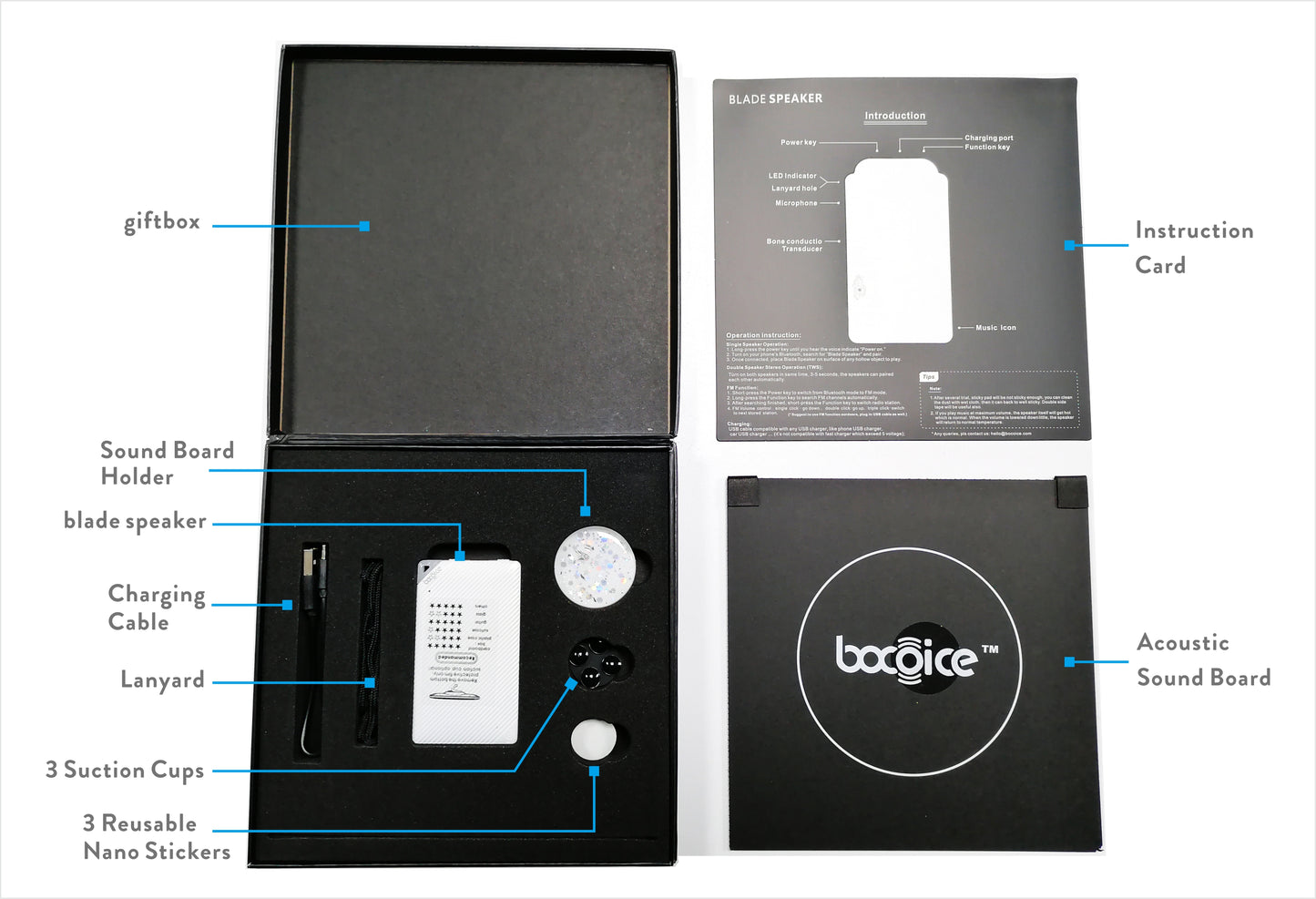 1-BLADE | Thinnest Speaker with Bone Conduction